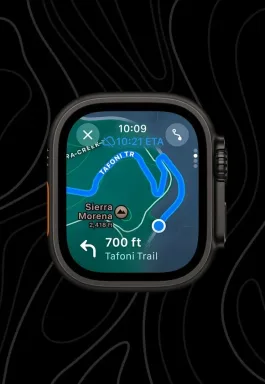 AW Ultra 3 49 mm Black Titanium Case with M/L Black/Charcoal Trail Loop MF1H4 — фото 6