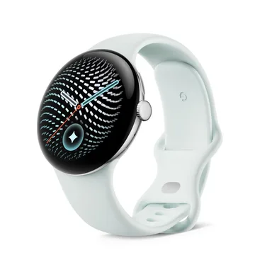 Google Pixel Watch 5 WI-FI 45mm Polished Silver Case / Fog Active Band