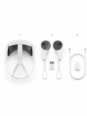 Очки виртуальной реальности Oculus Quest 3S 256 Гб, White (Белый) — фото 3