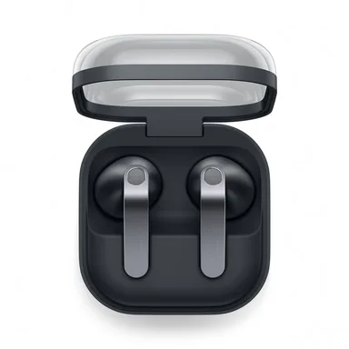 Наушники беспроводные Samsung Galaxy Buds 4, черные black, влагозащита, ANC