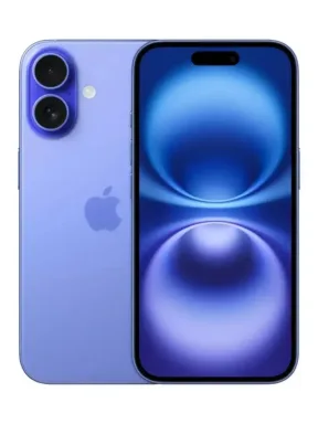Смартфон Apple iPhone 16, 128ГБ, Ultramarine Dual: nano SIM+eSIM — фото 1