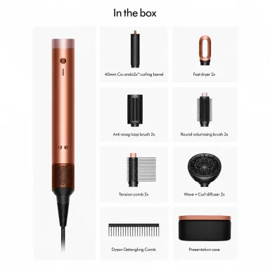 Dyson HS09 Coanda 2x (Amber Silk with Diffuse) — фото 2