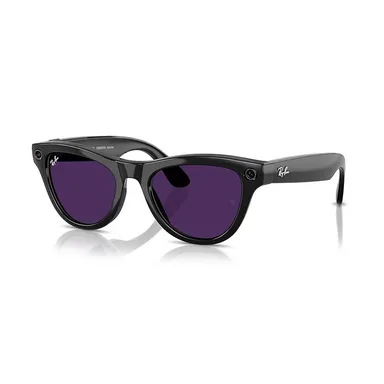 Ray Ban Skyler (Gen1) RW4010 (Shiny Black/Transitions Amethyst) Размер S52 (M) — фото 3
