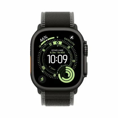 Умные часы Apple Watch Ultra 3 49 mm Black Titanium Case with S/M Black/Charcoal Trail Loop MF1D4 — фото 3