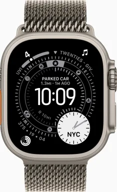 Apple Watch Ultra 3 Natural / Natural Titanium Milanese Loop (L) — фото 2