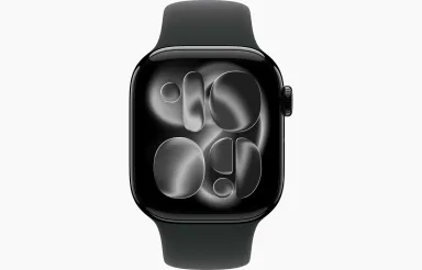 Apple Watch Series 11 42mm GPS Aluminum Case Jet Black/ Black Sport Band S/M