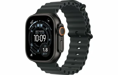Apple Watch Ultra 3 49 mm Black Titanium Case with Black Ocean Band MF0J4 — фото 4