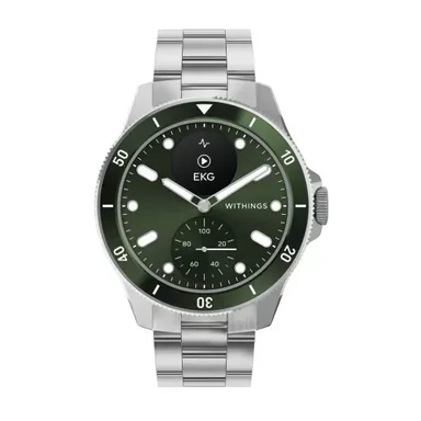 Смарт-часы Withings Scanwatch Nova 42mm, green — фото 1
