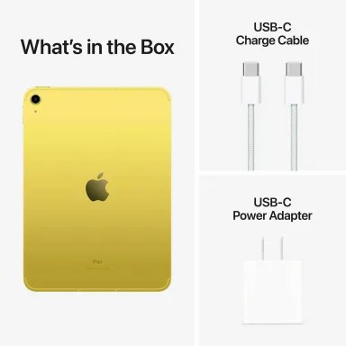 Планшет Apple iPad 11 (2025) Wi-Fi 256Gb Желтый 6 ГБ ОЗУ Экран 11" IPS — фото 2