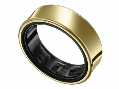 Умное кольцо Galaxy Ring SM-Q500 (Titanium Gold|Золотистое) Размер 10 — фото 3