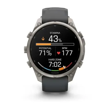 Garmin Fenix 9 Pro 47MM Inreach Titanium With Graphite/Black Silicone Band - LTE — фото 4