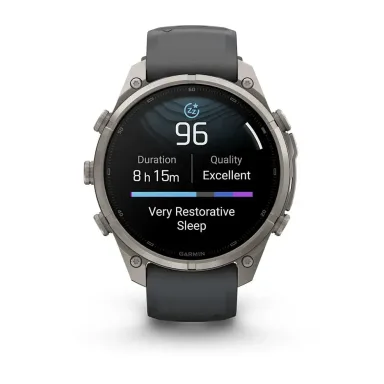 Garmin Fenix 9 Pro 47MM Inreach Titanium With Graphite/Black Silicone Band - LTE — фото 7