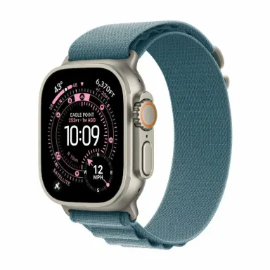 Apple Watch Ultra 3 49mm Natural Ti Blue Alpine Loop L