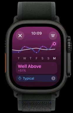AW Ultra 3 49 mm Black Titanium Case with M/L Black/Charcoal Trail Loop MF1H4 — фото 7