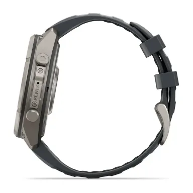 Garmin Fenix 9 Pro 47MM Inreach Titanium With Graphite/Black Silicone Band - LTE — фото 12