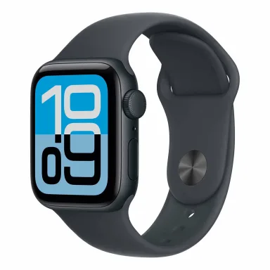 Apple Watch SE 3 44 мм Midnight с ремешком S/M, 64 ГБ, для детей, влагозащита