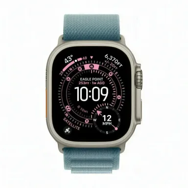 Apple Watch Ultra 3 49mm Natural Ti Blue Alpine Loop L — фото 2