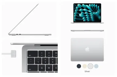 Ноутбук Apple MacBook Neo 13" (A18 Pro, 6C СPU/5С GPU, 2026), 8 ГБ, 256 ГБ SSD, серый SILVER — фото 4
