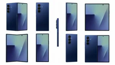 Samsung Galaxy Z Fold 7 12/256 ГБ синий 5G раскладушка два экрана 120 Гц — фото 1