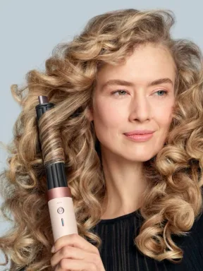 Фен-стайлер Dyson Airwrap Co-Anda 2x HS09 Amber Silk с 6 насадками — фото 4