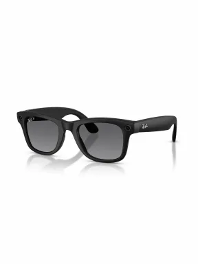 Ray Ban Wayfarer (Gen1) RW4006 (Matte Black Polar/Gradient Graphite) Размер S50 (M) 601ST350 — фото 8