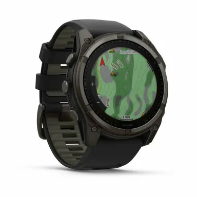 Смарт часы Garmin Fenix 8 51 Sapphire Solar Carbon Gray DLC Titanium 010-02907-70 — фото 2